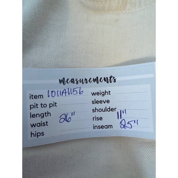 ZARA Womens Size 2 Ecru Straight Leg Jeans High Rise Raw Hem Flare - Picture 12 of 13